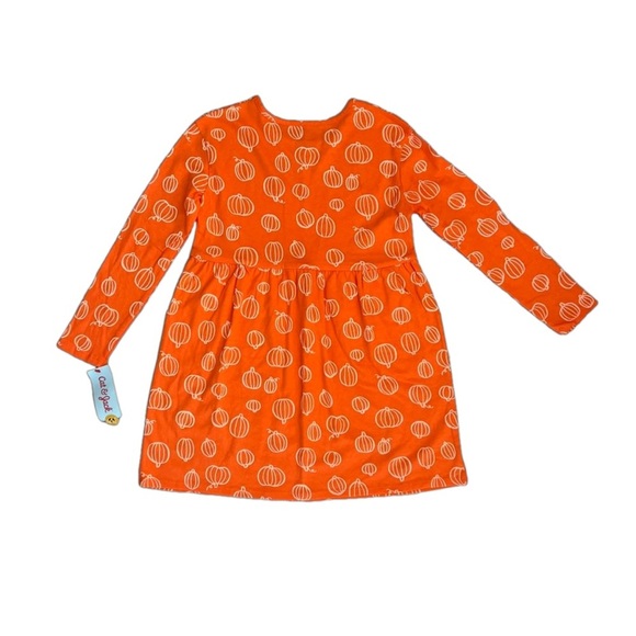 Cute pumpkin ๐ dresses for girls with pockets - Picture 2 of 2